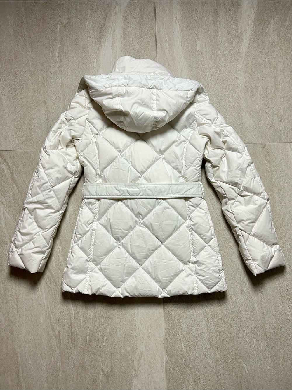 BURBERRY LONDON NOVA CHECK DIAMOND QUILTED DOWN PUFFER SIZE XS - Picture 9 of 14